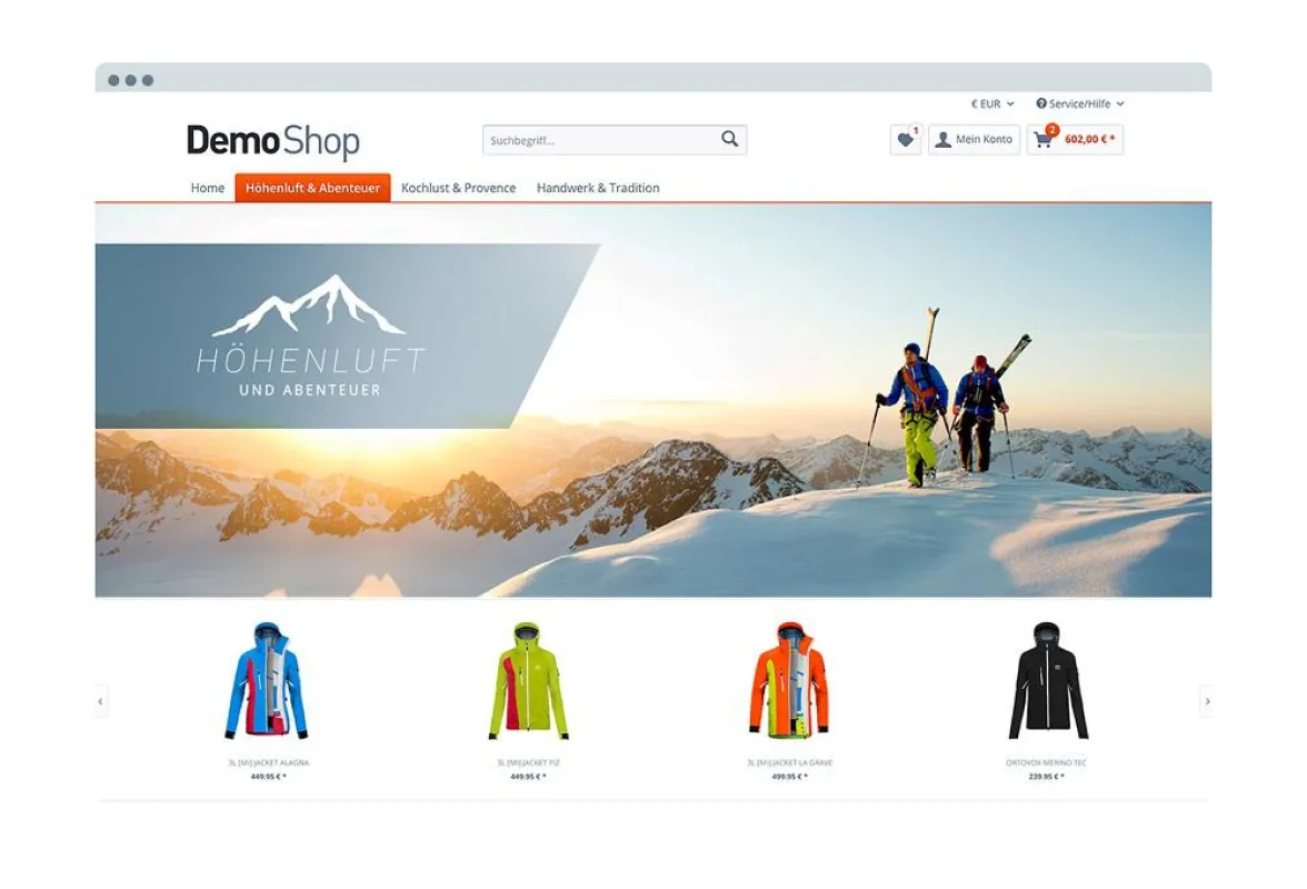 Shopware 5 Demoshop