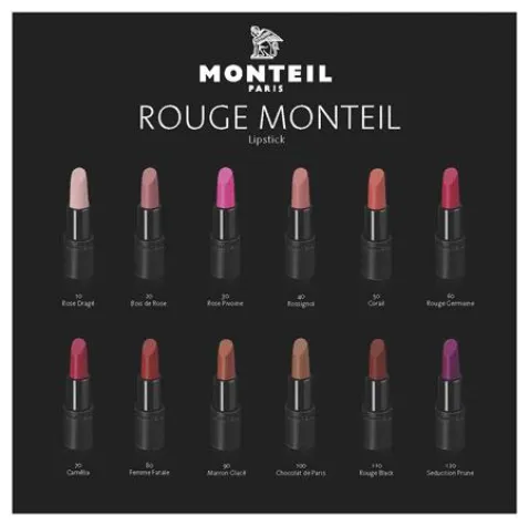 Bild: Neu: Exklusive Lippenstifte ROUGE MONTEIL – für einen farbvollendeten und samtweichen Kussmund