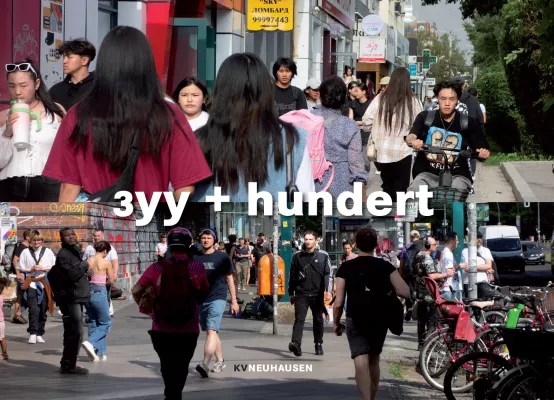 »зyy + hundert« Mit Werken von 100 Künstler:innen aus der Mongolei und 100 Künstler:innen aus Deutschland Bild: »зyy + hundert« Mit Werken von 100 Künstler:innen aus der Mongolei und 100 Künstler:innen aus Deutschland