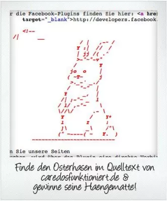 caredos kooperiert mit dem Osterhasen Bild: caredos kooperiert mit dem Osterhasen