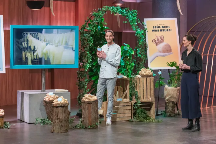 Bild: Impact Startup mit Luffaschwamm Le Gurque bei “Die Höhle der Löwen”