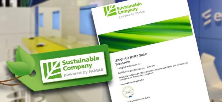 ISINGERMERZ ist sustainable company Bild: ISINGERMERZ ist sustainable company