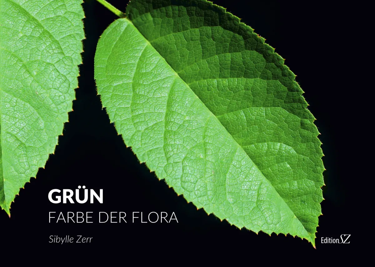 Buchcover: GRÜN. Farbe der Flora, ISBN 978-3-944792-31-6 (© Sibylle Zerr (Abdruck honorarfrei im Rahmen einer redaktionellen Nutzung))