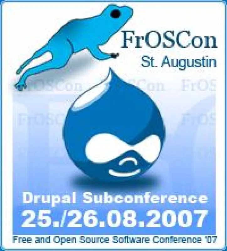 Drupal FrOSCOn Badge