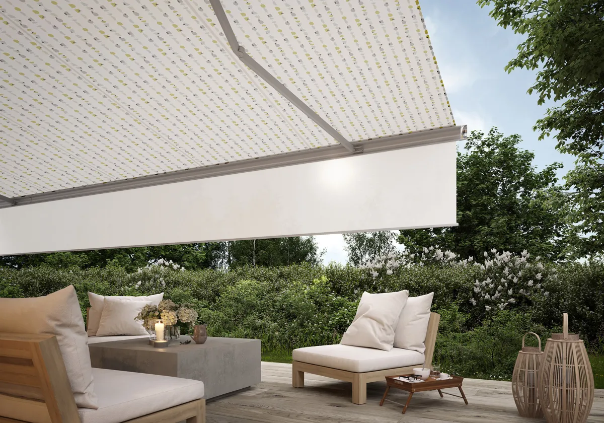 markilux geht mit neuen trendstarken Markisentüchern an den Markt.  (© markilux)