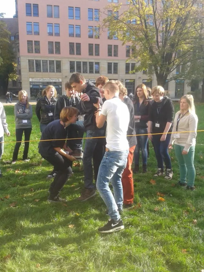 Schüler beim Azubicheck 2014