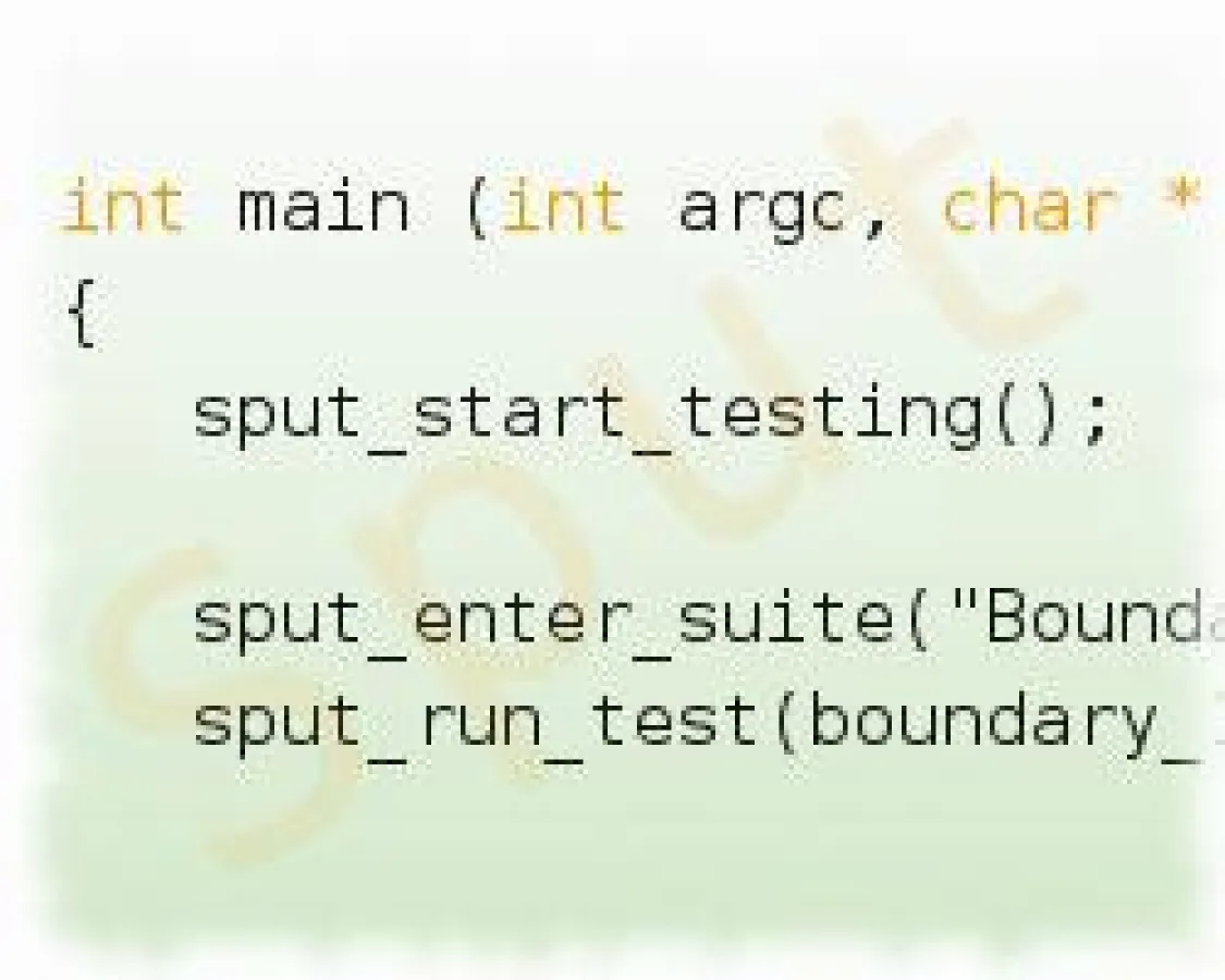 Unit Testing Framework Sput