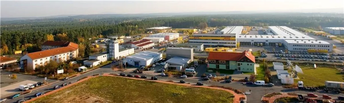 Panoramablick über den Gewerbepark Nürnberg Feucht Wendelstein