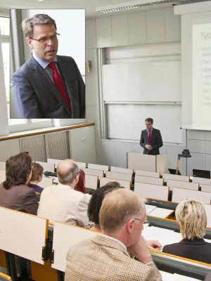 Bild: Antrittsvorlesung zum Gebot fairen Verhandelns - Grauzone des Rechts