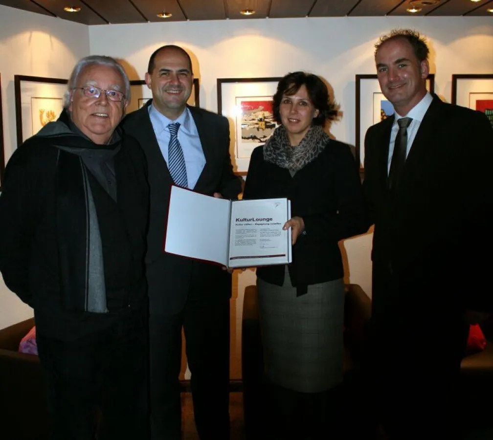 vl. Rüdiger Kündgen, Thomas Egger, Denise Kraft-Pütter und Thomas Pütter