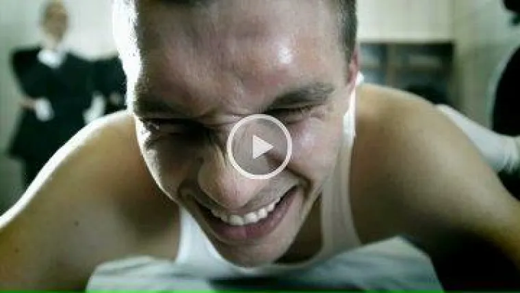 Bild: Spotproduktionen mit Lukas Podolski für die PSD Bank