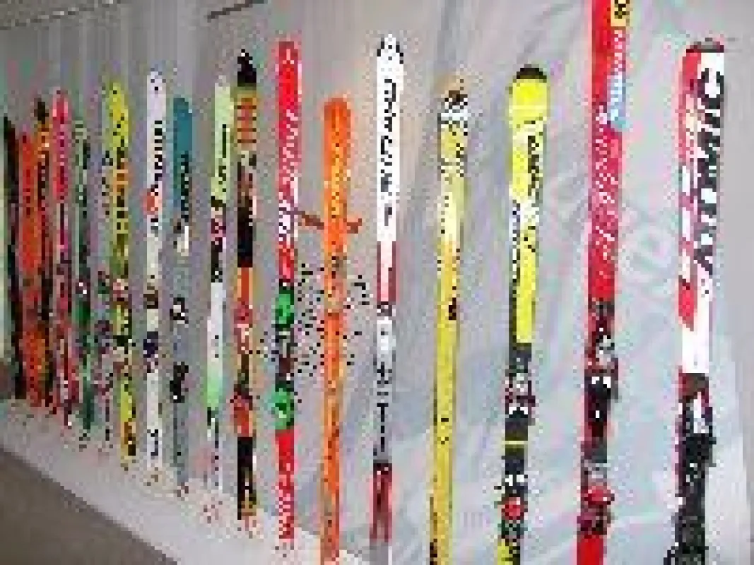 Original Rennskis der Skirennfahrer