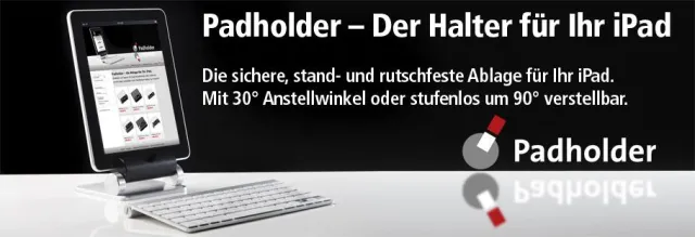 Bild: iPad Halter