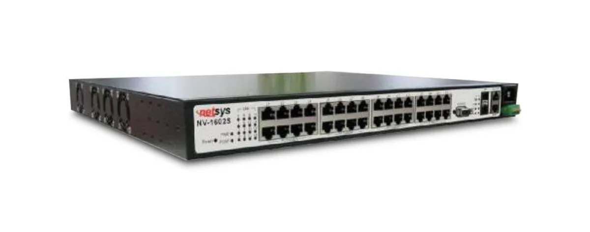 Sicherheit und Übertragungsqualität: NV-1602S von Netsys mit 16 Ports