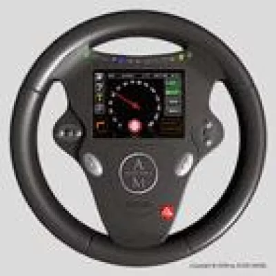 Bild: Das Lenkrad für das Cockpit der Zukunft