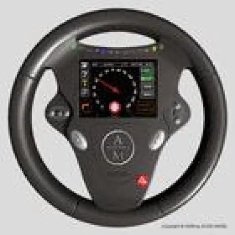 Bild: Das Lenkrad für das Cockpit der Zukunft
