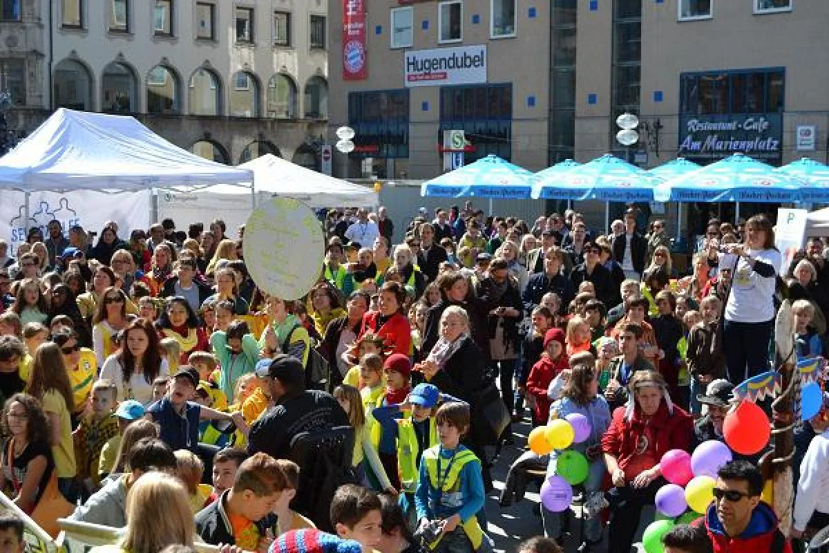Flashmob auf dem Marienplatz