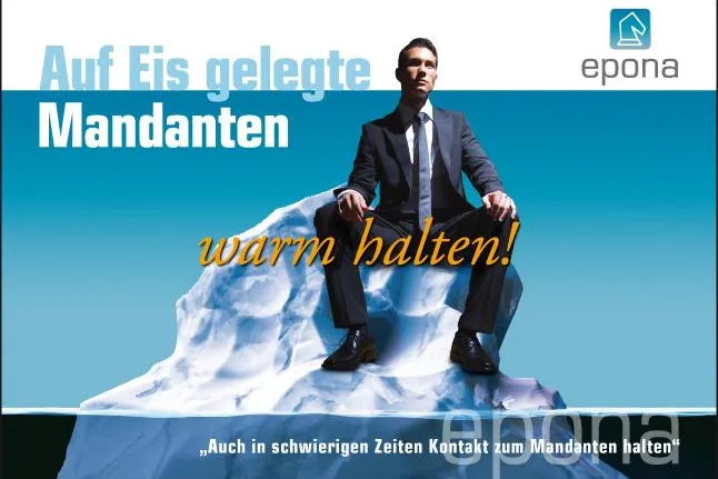 Auf Eis gelegte Mandanten warm halten - Auch in schwierigen Zeiten den Kontakt zum Mandanten halten Bild: Auf Eis gelegte Mandanten warm halten - Auch in schwierigen Zeiten den Kontakt zum Mandanten halten