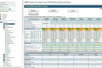 Bild: Clinixx: Neues Modul erzeugt automatisch OPS-Codes anhand der erfassten Therapieminuten