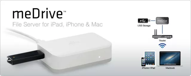 Kanex meDrive™: Die “Local-Cloud” für iOS Devices Bild: Kanex meDrive™: Die “Local-Cloud” für iOS Devices