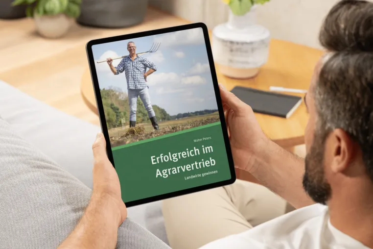 Bild: Kostenloses E-Book von Agrartrainer Walter Peters über 1.000 Mal angefordert