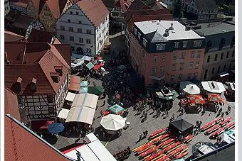 Bild: Die weihnachtliche Tradition in der Südthüringer Fachwerkstadt Schmalkalden