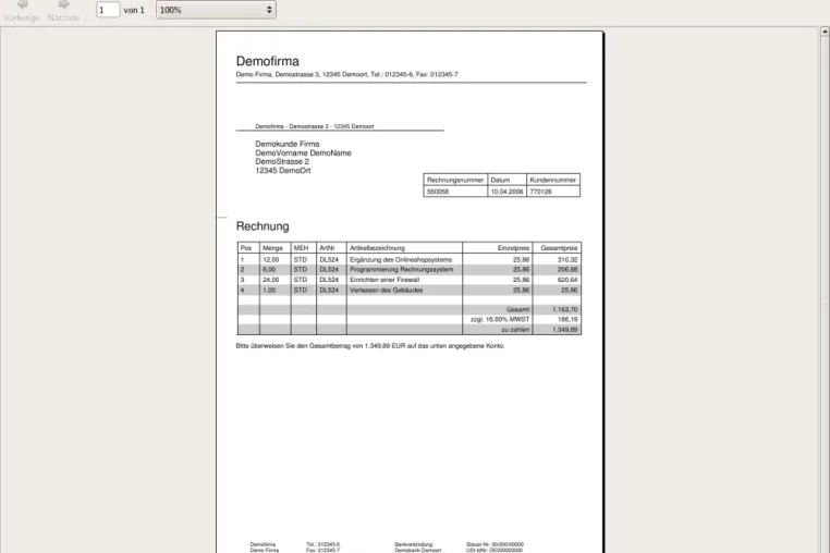 Bild: Kostenlose Online-Software hilft gesetzeskonforme Rechnungen zu erstellen