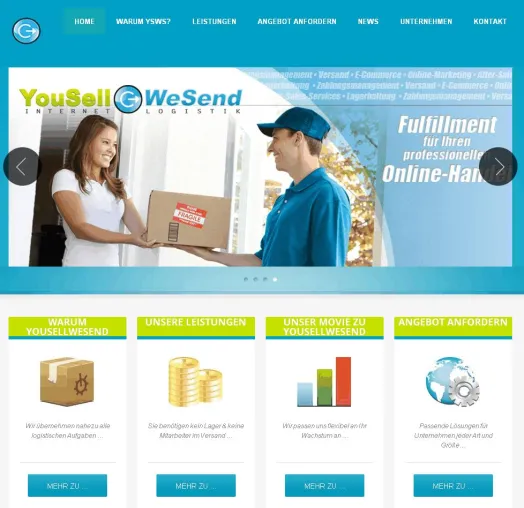 Bild: YouSellWeSend™ präsentiert sich auf der Internet World Messe 2012