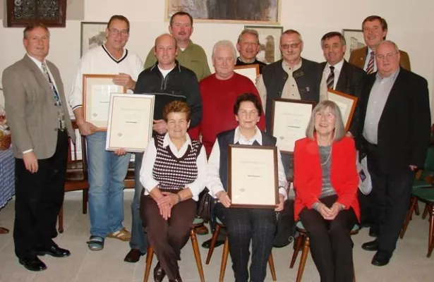 Ehrungen und Verabschiedungen bei der Löwenbrauerei Passau AG Bild: Ehrungen und Verabschiedungen bei der Löwenbrauerei Passau AG