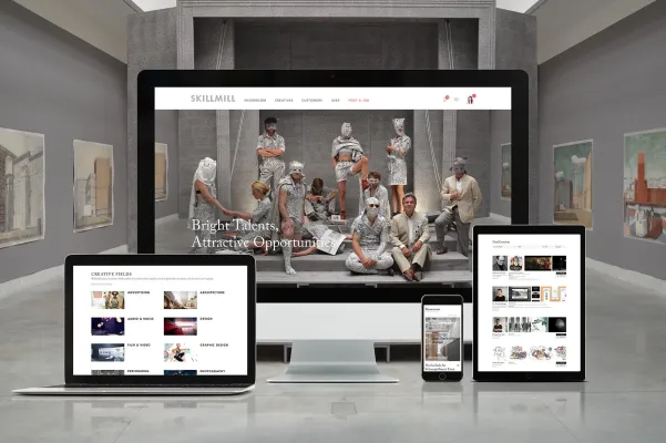 Bild: Die Jobplattform Skillmill fördert Zusammenhalt und Kollaboration der Kultur- und Kreativschaffenden in Europa