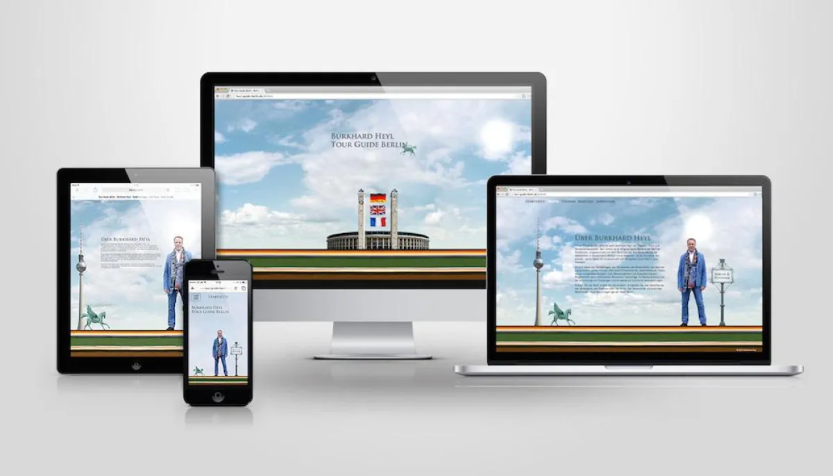 Tour-Guide-Berlin im Responsive Design