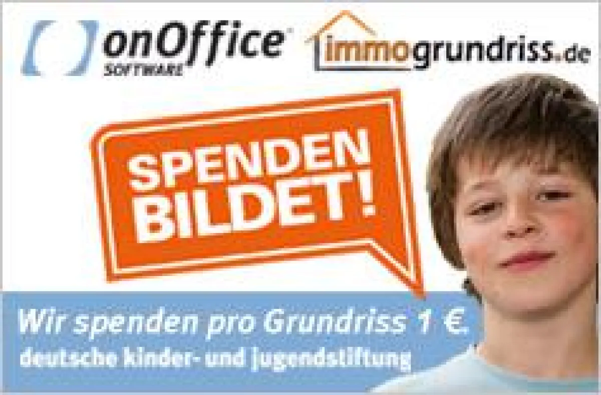 Spendenaktion der onOffice Software GmbH und immogrundriss.de