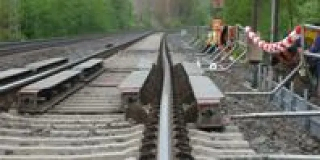 Bild: Sicherheit ist messbar: Allsat überwacht mit Global Monitoring Arbeiten am Bahndamm