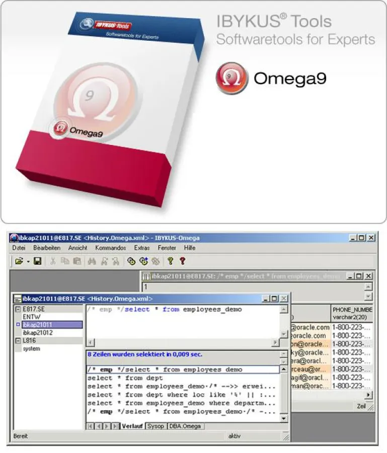 SQL-Abfragen leicht gemacht mit IBYKUS Omega9