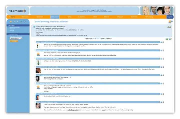 Bild: Die erfolgreiche Groupware teamspace jetzt auch mit Raum- und Ressourcenverwaltung