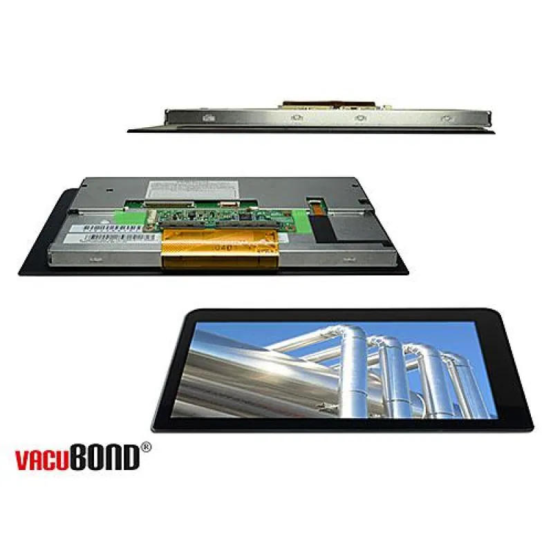 Distec bietet VacuBond(r) Optical Bonding jetzt auch für PCAP-Touch-Displays mit individuellem Schut