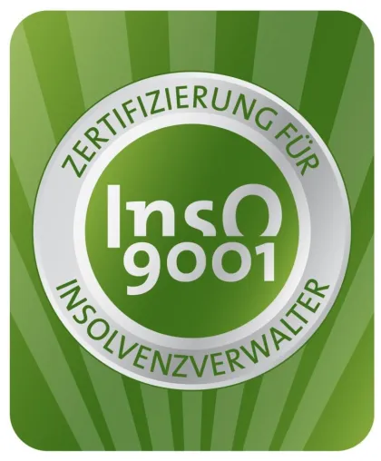 InsO 9001: Qualitätsmanagementsystem für Insolvenzverwalter Bild: InsO 9001: Qualitätsmanagementsystem für Insolvenzverwalter