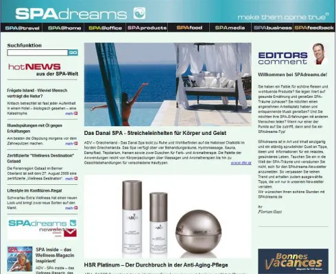 Bild: SPAdreams.de erfolgreich gestartet