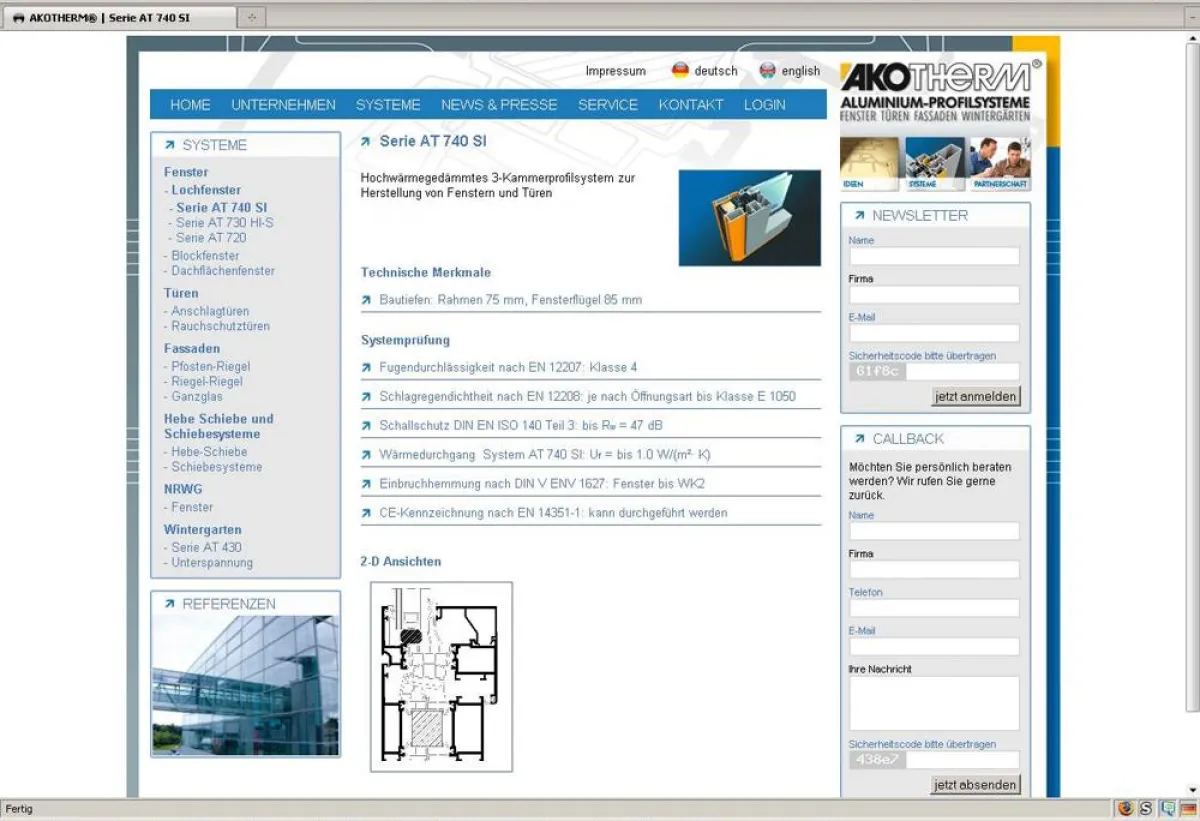 Akotherm bietet auf seiner neuen Webpräsenz eine umfassende Dokumentation seiner Systeme, für jeden zugänglich.