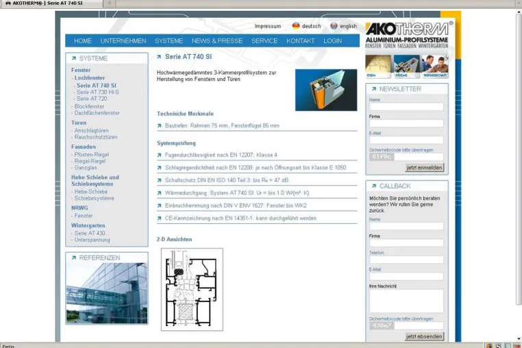 Neue Website unter Akotherm.eu Bild: Neue Website unter Akotherm.eu