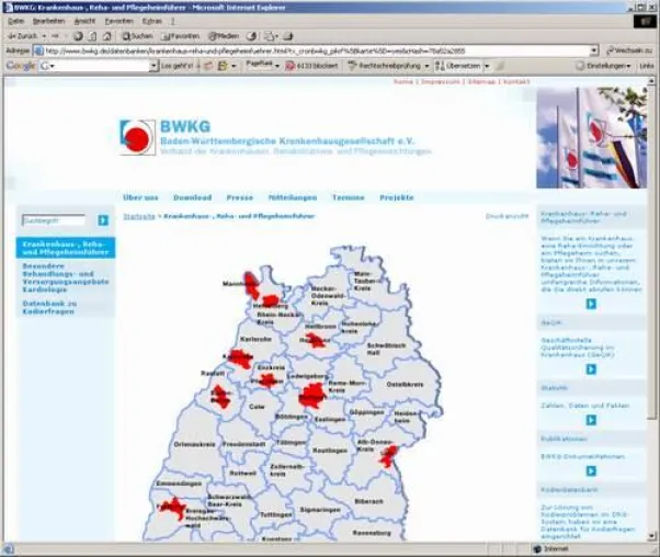 Bild: Relaunch des Online-Portals für die Baden-Württembergische Krankenhausgesellschaft e.V. durch cron IT GmbH