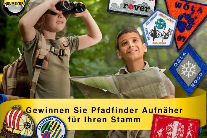 Bild: aufnaeher.de sponsert Pfadfinder-Zeltlager mit Aufnähern
