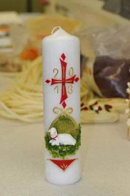 Bild: In der Osterkerze steckt viel Handwerk