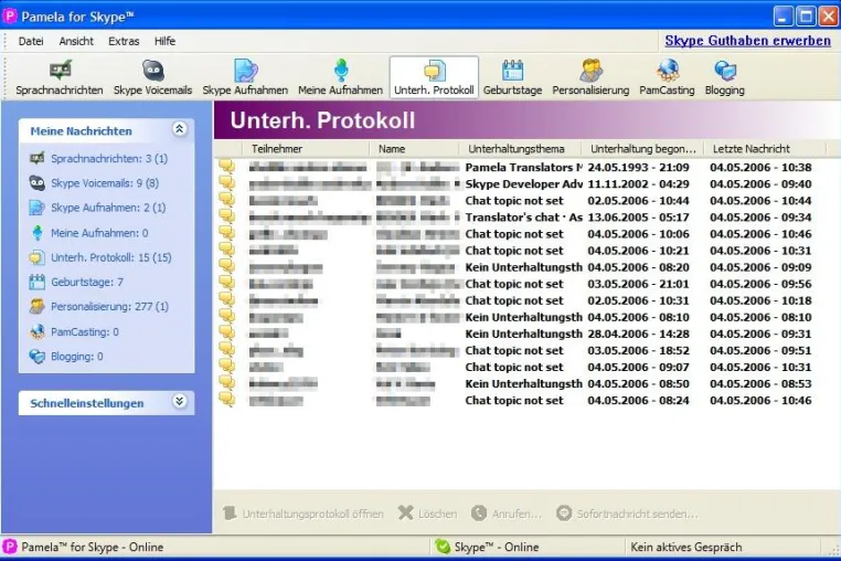 Bild: Pamela-Systems mit komplett neuer Pamela for Skype 2.0