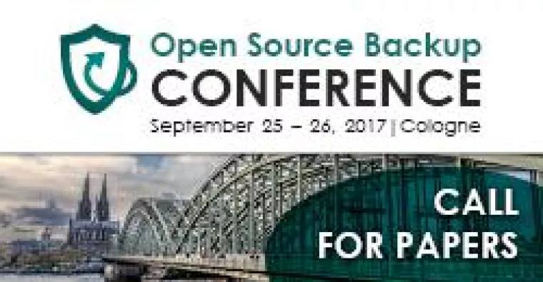 Open Source Backup Conference 2017 – Call for Papers noch bis Ende Juni Bild: Open Source Backup Conference 2017 – Call for Papers noch bis Ende Juni