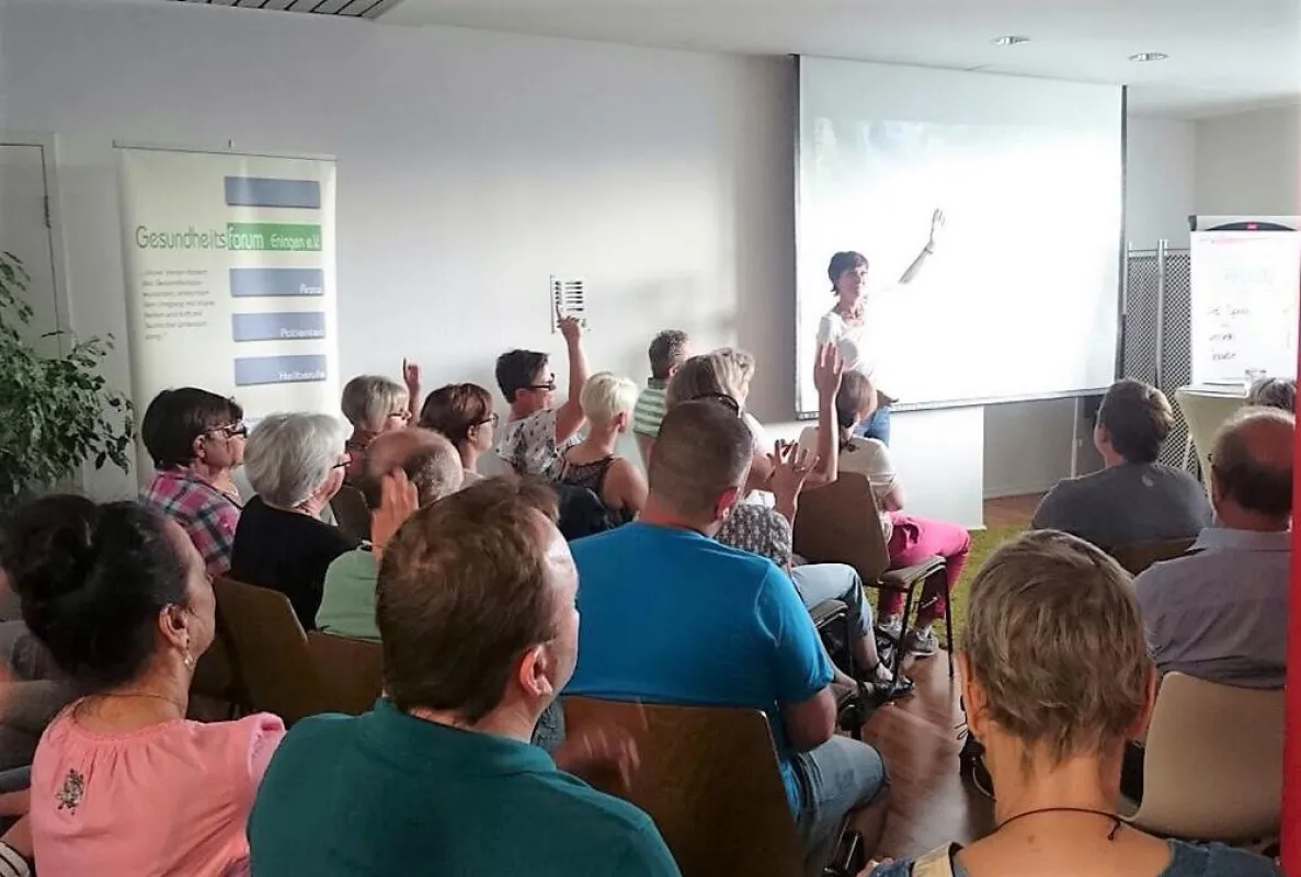 Das Gesundheitsforum Eningen e. V freut sich über das große Interesse am Thema Resilienz
