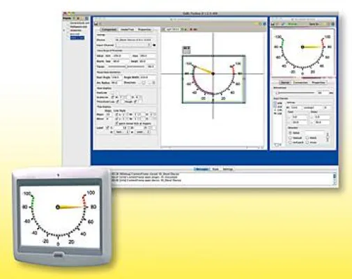 Bild: Multifunktional. Programmierbares Touch-Display GeBE-INDICO
