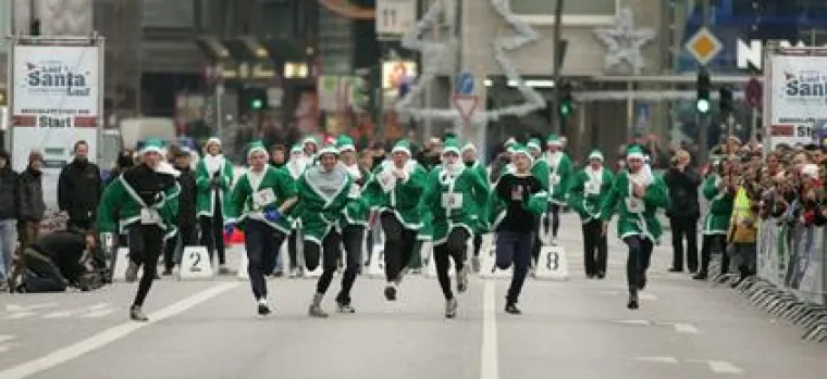 Der saarVV sucht den schnellsten Weihnachtsmann im Saarland Bild: Der saarVV sucht den schnellsten Weihnachtsmann im Saarland