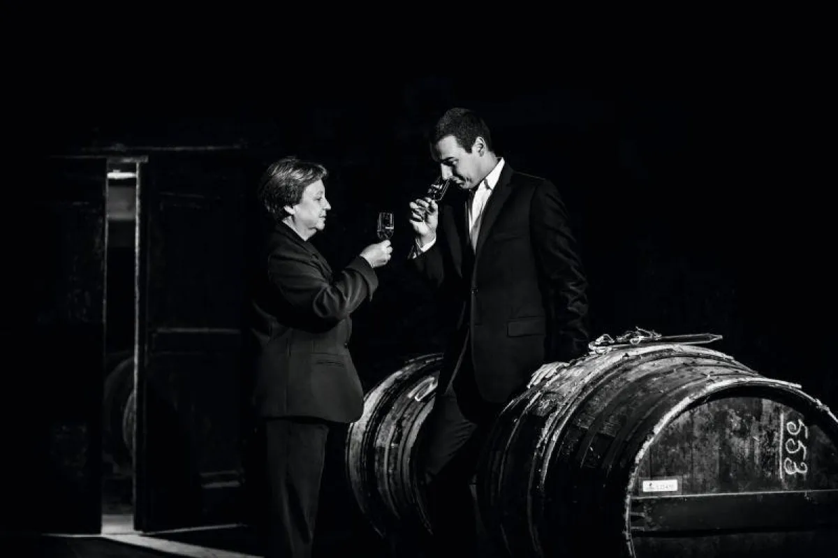 Baptiste Loiseau mit Pierrette Trichet (Fotocredit: Rémy Martin)