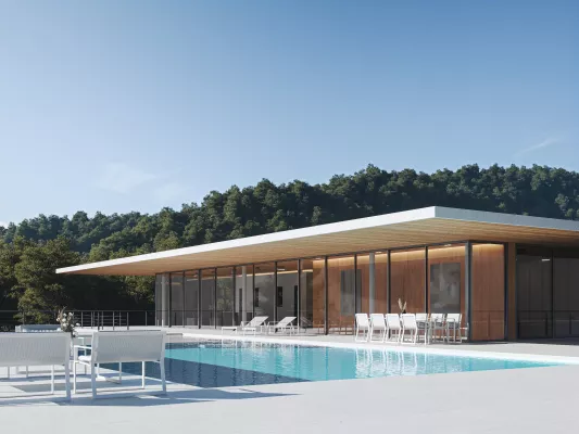 Bild: Architektur Visualisierung Vis-Render: Fotorealistische 3D-Darstellungen für Bauprojekte